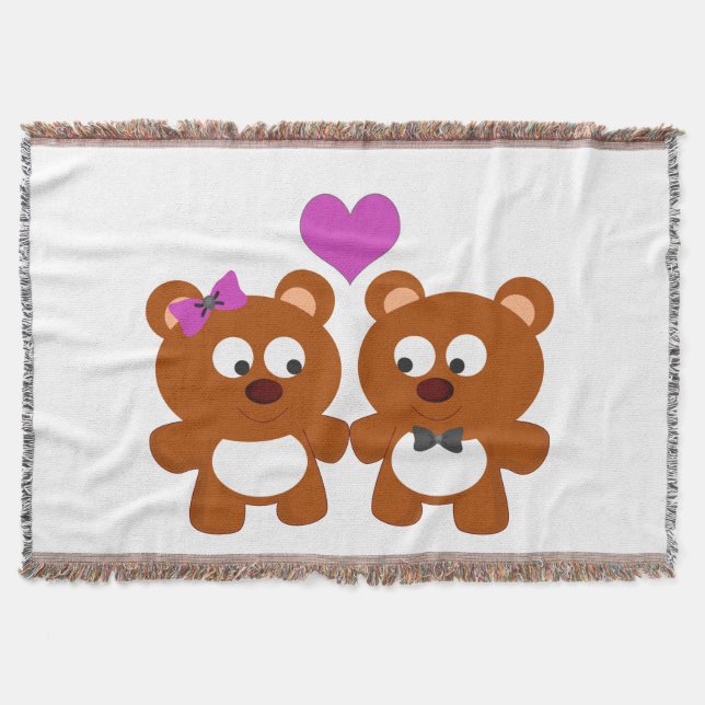 Manta Teddy Bear Love (Frente)