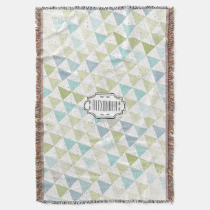 Manta Teepee Aqua Green e Cinzas Moon Clouds Lodge Boys