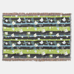 Manta Teste padrão bonito com poucos ursos