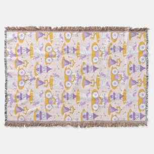 Manta teste padrão com uma princesa