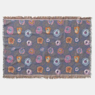 Manta Teste padrão cor-de-rosa do campo do abstrato