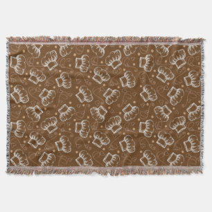 Manta Teste padrão do cozinhar com chapéu do cozinheir