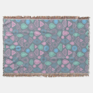 Manta Teste padrão do ícone de pedra preciosa