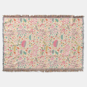 Manta Teste padrão floral brilhante