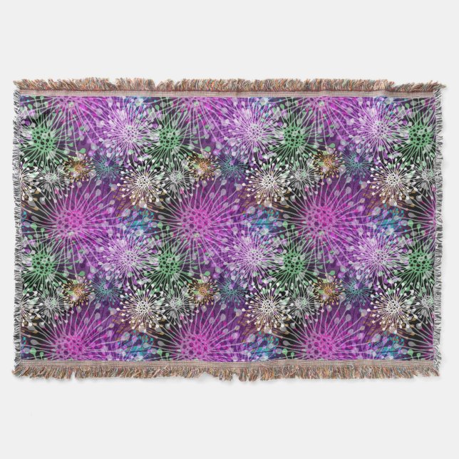 Manta Teste padrão manchado vívido (Frente)