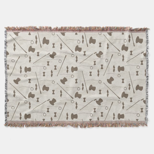 Manta Teste padrão retro para o homem 2 (Frente)