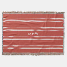 Tomate Red Strips monograma personalizado lança co