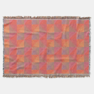 Manta Tons Quentes Laranja Rosa Vermelho Amarelo Arte Mo