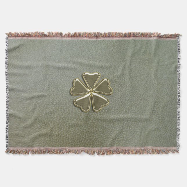 Manta Trevo de São Patrício Elegante Dia de São Patrício (Frente)