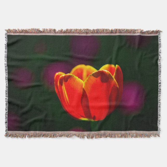 Manta tulipa vermelha (Frente)