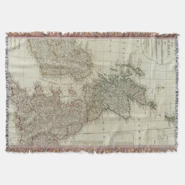 Manta Um mapa completo das ilhas britânicas (Frente)