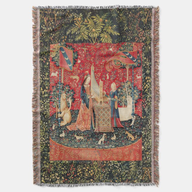 MANTA UNICORN E LADY JOGANDO ÓRGÃO COM ANIMAIS (Frente Vertical)