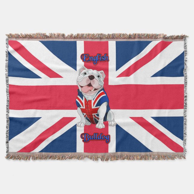 Manta Union Jack English Bulldog (Frente)