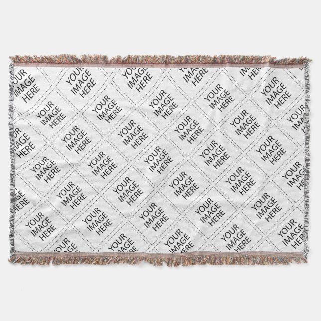 Manta Use sua imagem ou logotipo (Frente)