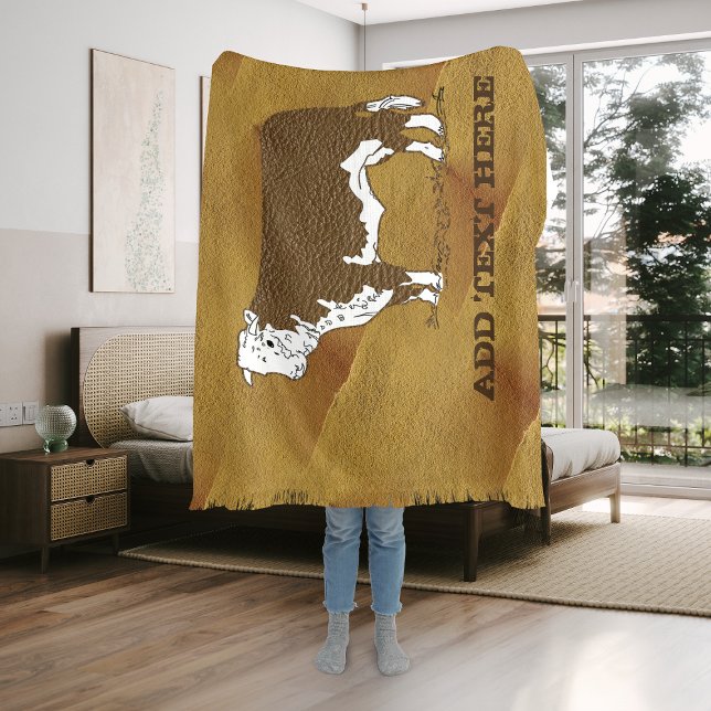 Manta Vaca Ocultar Couro Míx Faux (Criador carregado)