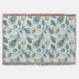 Manta Várias penas coloridas