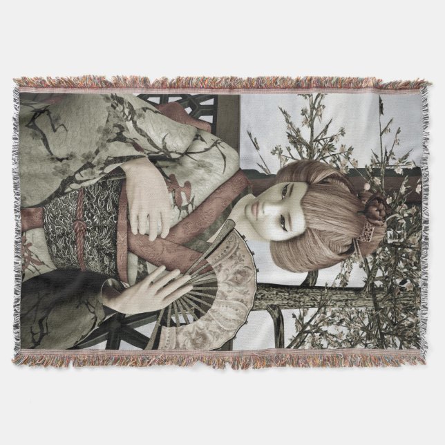 Manta Vintage Geisha (Frente)