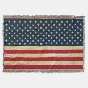 Manta Vintage Patriotic American Flag
