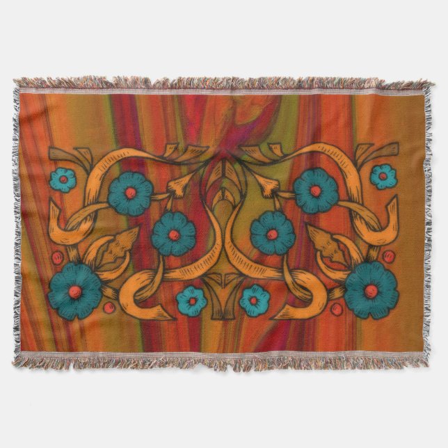 Manta Vintage Poppy (Frente)