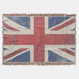 Manta Vintage Reino Unido Union Jack Flag