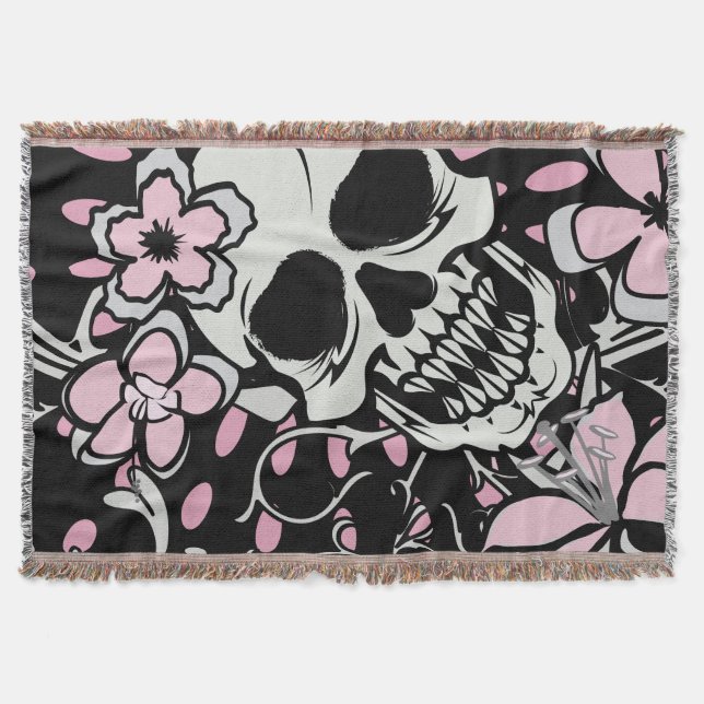 Manta Vintage Skull (Frente)