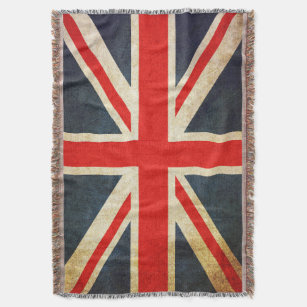 Manta Vintage Union Jack British Flag Blanket
