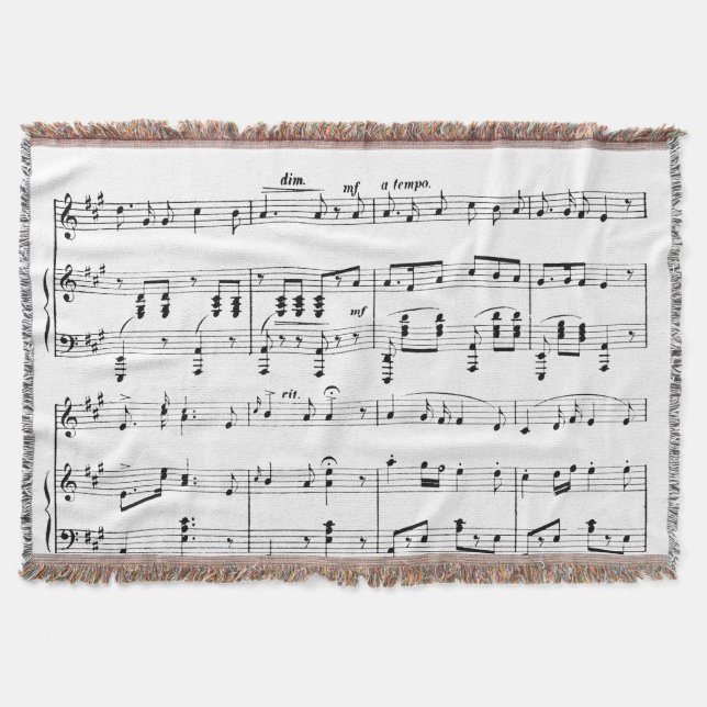 Manta White Sheet Music (Frente)