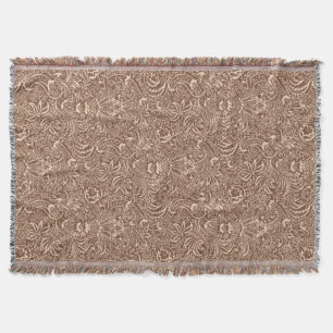 Manta William Morris Indian, Taupe Tan e Beige