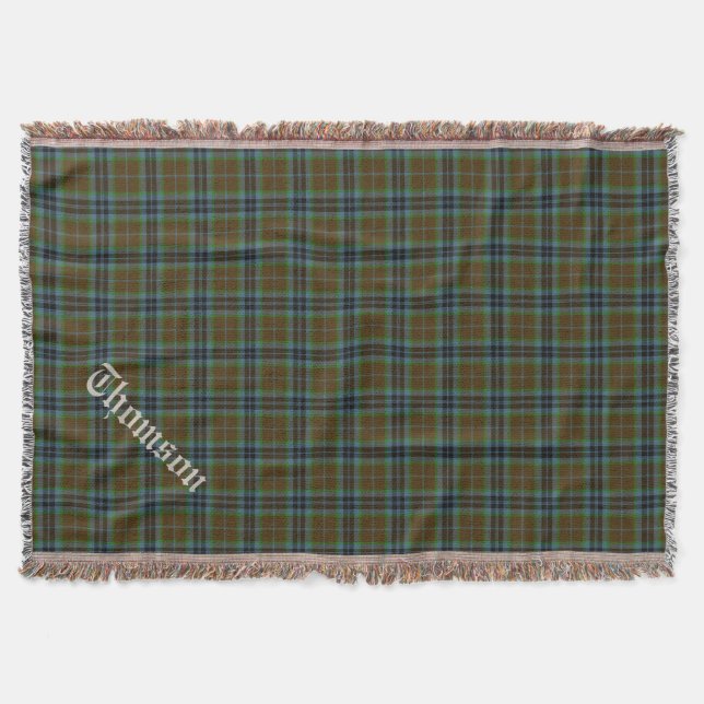 Manta Xadrez de Clan Thomson Tartan (Frente)