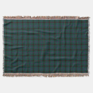 Manta Xadrez de Forest Green do Tartan da família de