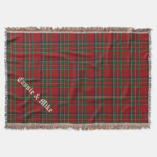 Manta Xadrez Real Stewart Tartan - Cobertura Personaliza