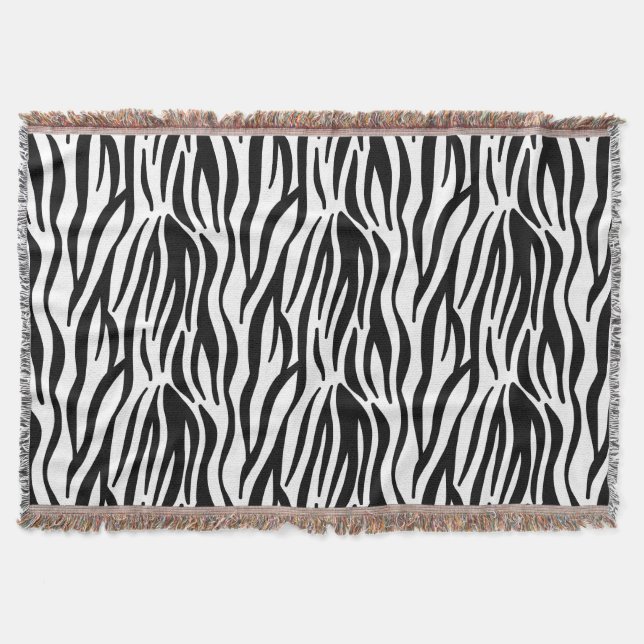 Manta Zebra Pattern Blanket (Frente)