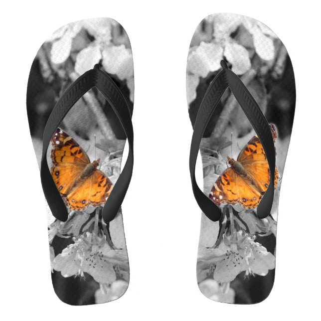 Manteiga Americana Mosca Em Chinelos De Flor (Pé da cama)