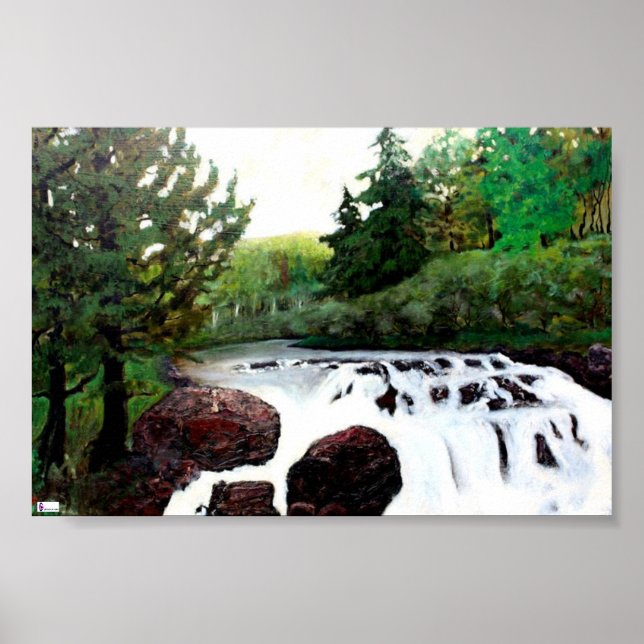 Manteiga Leite Cai no Poster de Nova York (Frente)