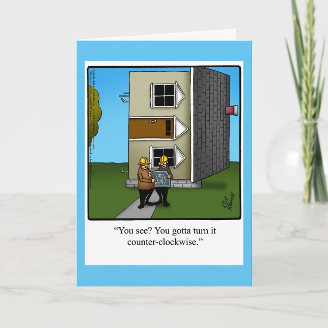 Mantendo Em Contato Um Cartão De Saudação De Humor (Frente)