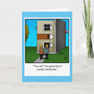 Mantendo Em Contato Um Cartão De Saudação De Humor