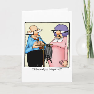 Mantendo Em Contato Um Cartão De Saudação De Humor