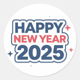 Mantenha a alegria O novo ano de 2025: adesivos re