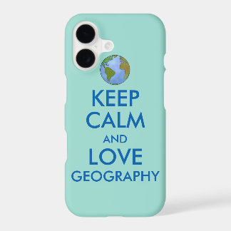 Mantenha a calma e a geografia do amor