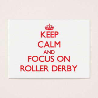 Mantenha a calma e concentre-se em Roller Derby