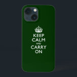 MANTENHA A CALMA E CONTINUE Floresta Verde<br><div class="desc">Um estilo Mantenha a Calma e Continue dizendo decoração floresta verde em um presente personalizado. Um presente perfeito de última hora para alguém especial na sua lista. Use o link "Pergunte a este Designer" para entrar em contato conosco com seus pedidos de design especiais ou para alguma assistência com suas...</div>