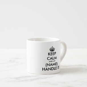 Mantenha a calma e deixe (vazio) manejar a caneca