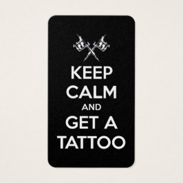 Mantenha a calma e faça uma tatuagem