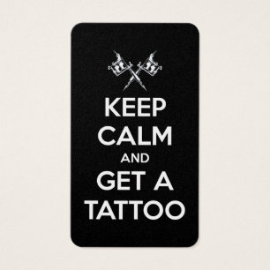 Mantenha a calma e faça uma tatuagem