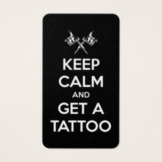 Mantenha a calma e faça uma tatuagem