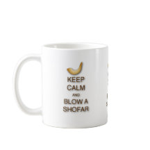 Mantenha a calma e funda uma caneca do Shofar