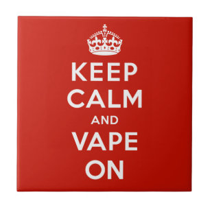 Mantenha a calma e o Vape sobre