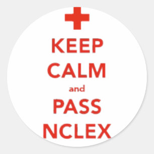 Mantenha a calma e passe os adesivos NCLEX