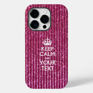 MANTENHA A CALMA E Seu Texto Personalizado
