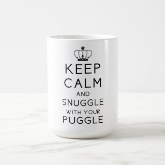 Mantenha a calma e Snuggle com sua caneca de